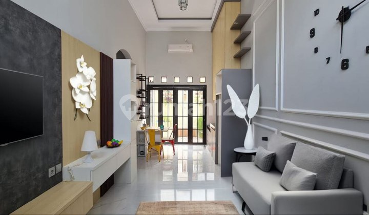 Rumah Modern Minimalis Semi Furnished Siap Huni Gentan 1