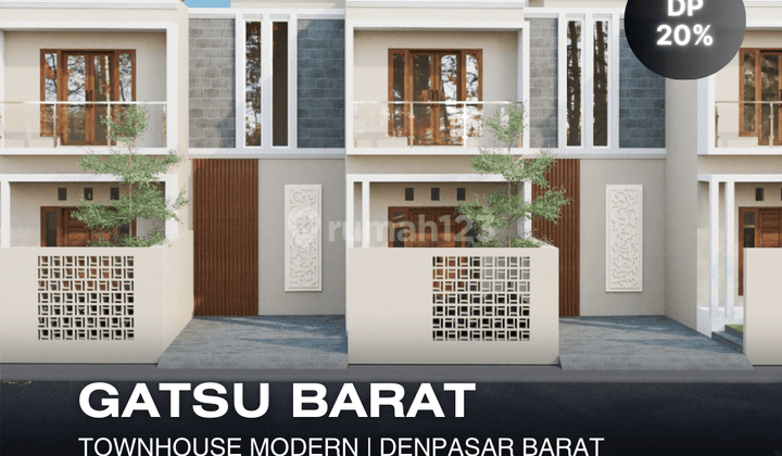 TOWNHOUSE MODERN TYPE 85 HOUSE DI GATSU BARAT 1