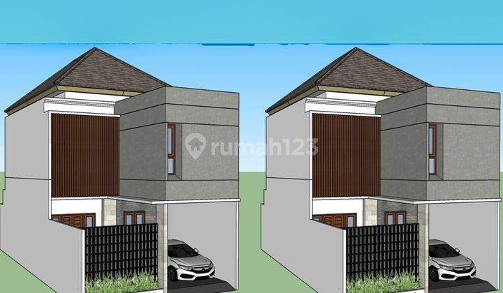 RUMAH MODERN DI SESETAN AREA PERKANTORAN 2