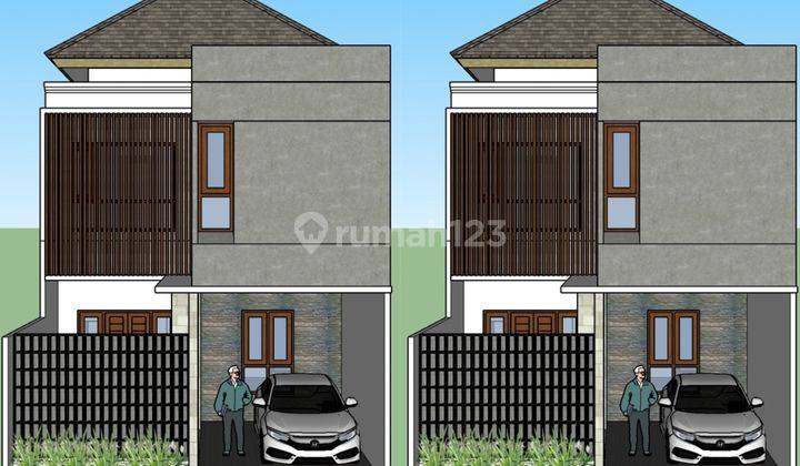 RUMAH MODERN DI SESETAN AREA PERKANTORAN 2