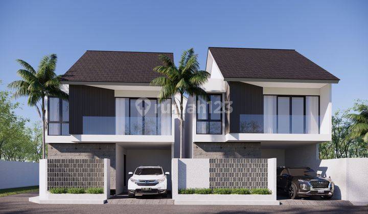 RUMAH MODERN KONTEMPORER DI GATSU BARAT AREA PERKANTORAN 1