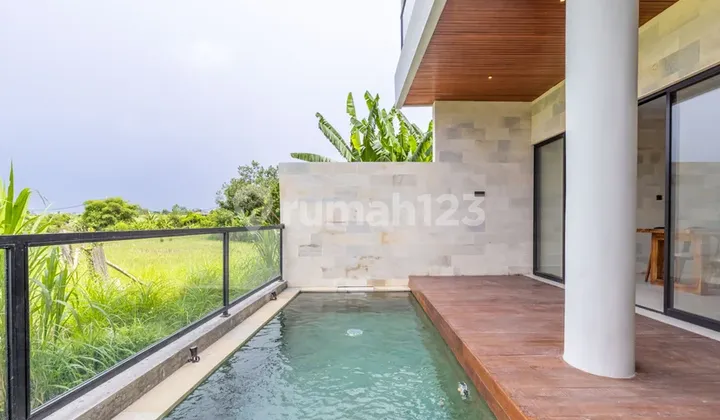 Bpf1749 Villa Modern View Rice Fields Near Canggu