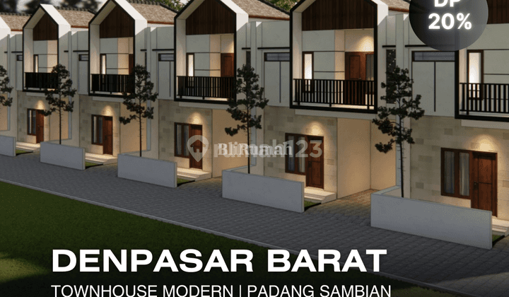 Modern Townhouse In Padang Sambian Strategic Location 1