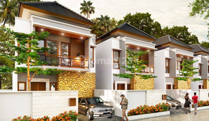 Rumah Bali Modern Di Nusa Dua Area Pariwisata 1