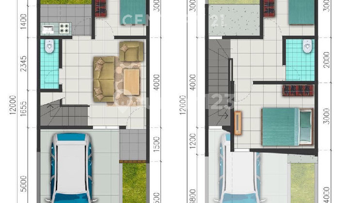 Rumah Scandinavian 2 Lantai Di Mangunjaya Tambun Bekasi S8756