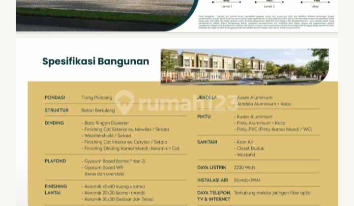 2-Story Shop House Inside a New Cluster Area in Tenjo Bogor 2