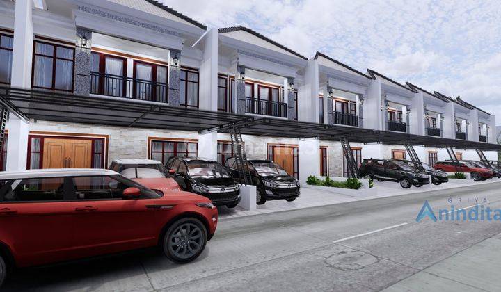 Rumah 2 Lantai Cluster DP 40 juta-an Free Biaya Kanopi Dekat Tol  6