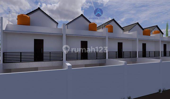 Rumah 2 Lantai Townhouse DP 60 juta-an Free Biaya Kanopi Dekat Tol  5