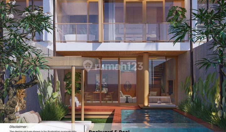 Dijual Villa di Dekat Ubud Palace Off Plan Modern View Sawah 1