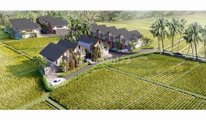 Dijual Villa Modern di Tegallalang Gianyar SHM View Sawah  2