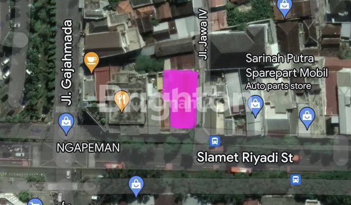 RUANG USAHA! TENGAH KOTA JALAN SLAMET RIYADI! POSISI NGANTONG BAWA REJEKI UTK KELUARGA DAN USAHA! ROW JALAN 6 MOBIL PAPASAN!! 1