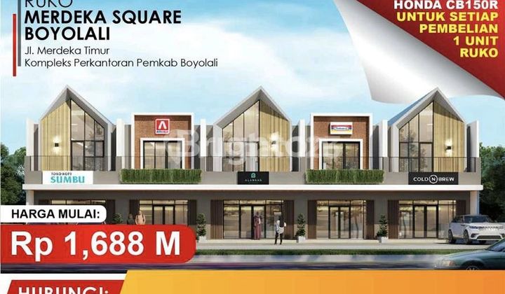 RUKO MERDEKA BOYOLALI BERHADIAH MOTOR HONDA DEKAT PUSAT PEMERINTAHAN