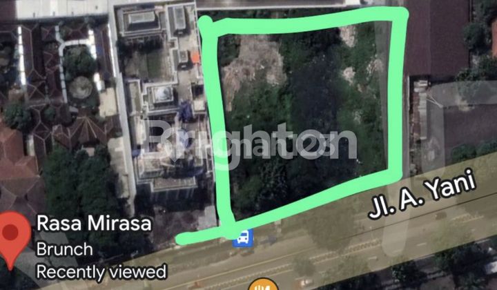 TANAH LUAS DAN BESAR! LOKASI JALAN UTAMA DEKAT MALL DAN TOSERBA BESAR! AKSES TRONTON DAN DEKAT TOL