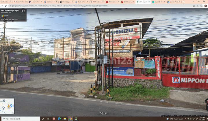 Jl Sawangan Raya Depok Disewakan Ruko Bagus 3.5 Lt Uk 5 X 15 Meter Strategis di Sawangan Depok 3