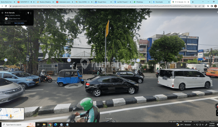 Hhingindisewakan Tempat Usaha Bagus Lokasi Strategis Lt Uk 15 X 38 Meter Strategis di Jalan Garuda No 24. Kemayoran Jakarta Pusat. 4