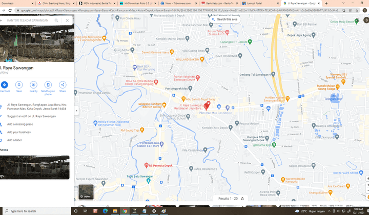 Jl Sawangan Raya Depok Disewakan Ruko Bagus 3.5 Lt Uk 5 X 15 Meter Strategis di Sawangan Depok 15