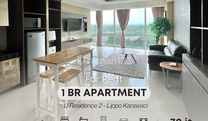 Apartemen 1 BR U Residence 2 Full Furnished Bulanan/Tahunan 1