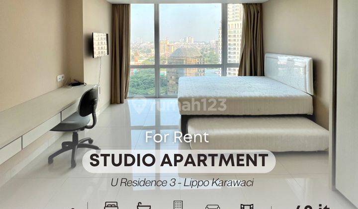 Apartemen U Residence 3 Full Furnished Tahunan 1