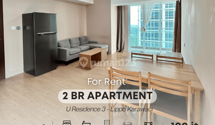 Apartemen 2 BR U Residence 3 Full Furnished 1