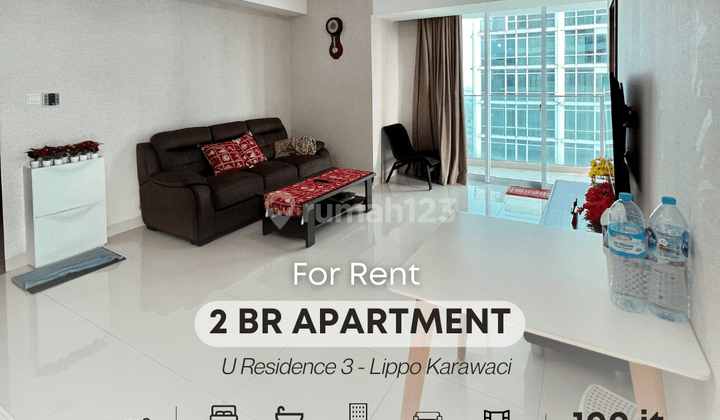 Apartemen 2 BR U Residence 3 Full Furnished 1