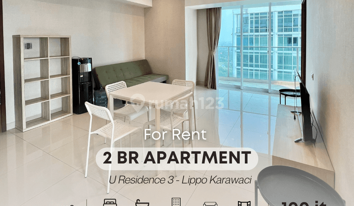 Apartemen 2 BR U Residence 3 Full Furnished 1