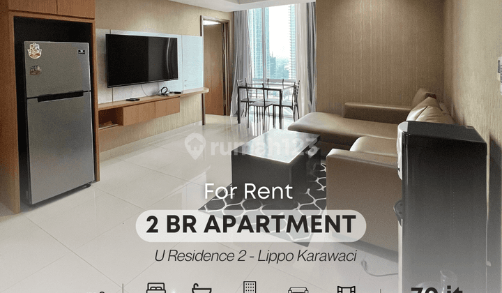 Apartemen 2 BR U Residence 2 Full Furnished 1