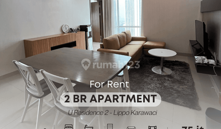 Apartemen 2 BR U Residence 2 Full Furnished 1