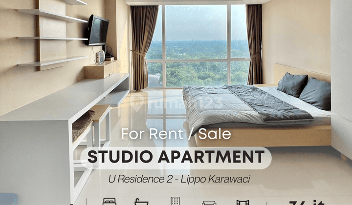 Apartemen Studio U Residence 2 Full Furnished 1