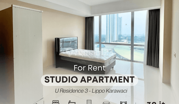 Apartemen Studio U Residence 3 Semi Furnished 1