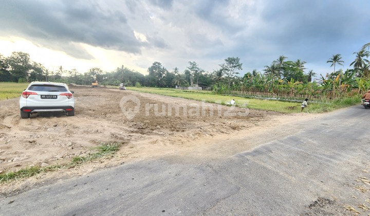 Kaliurang KM 14 Land with Rice Field &amp; Merapi View