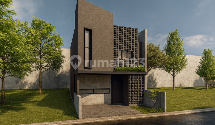 Palagan Jogja Utara; Rumah Industrial Modern 2 Lantai + Kolam Renang 2