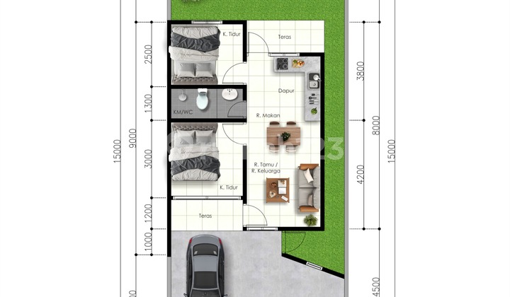 Japandi Style; Rumah Modern di Area Wates Kota-Jogja 2
