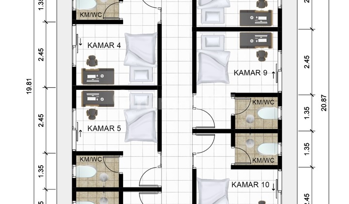Ready-to-Build Boarding House Near RSGM UGM, Pogung Jogja 2