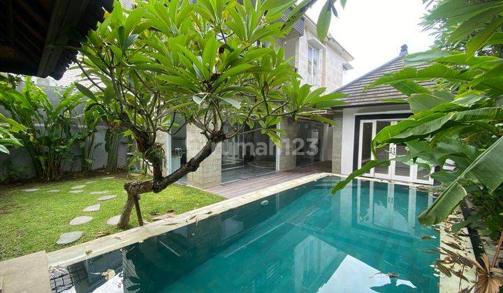 Long Lease Unfurnished 3 Bedrooms Villa With Pool Canggu 1