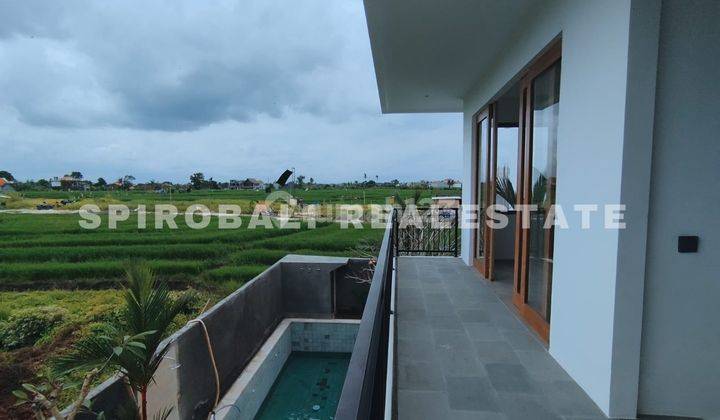 Newly Built 3 BR Unfurnished Villa Rice Field View In Munggu 2