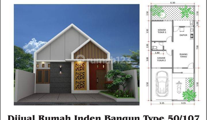 Rumah Baru Cantik di Gagaksipat Pesan Bangun 1