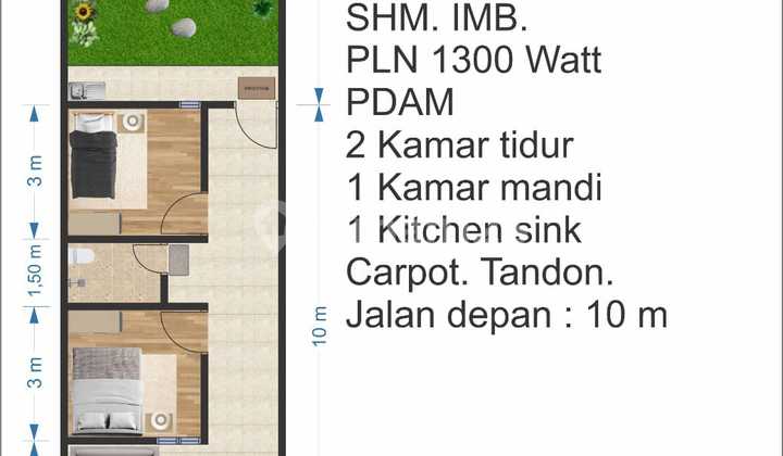 For Sale House on Jeruk Wage Street, Taman Sidoarjo Siu.a357 2