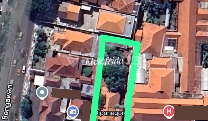 Commercial Land for Sale Cheap on Diponegoro Street, Central Surabaya