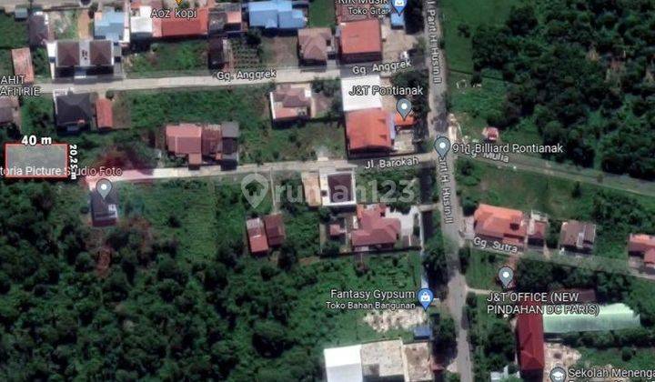 TANAH SIAP BANGUN DI PERKOTAAN LT 810 m², LOKASI Jl. Parit H. Husin 2 Gg Barokah 5