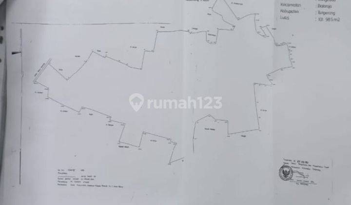 Dijual Lahan Luas 17ha Zona Industri Abu2 Lokasi Jln Raya Pantura, Desa Cangkudu, Kec.balaraja Kab.tangerang Banten 2