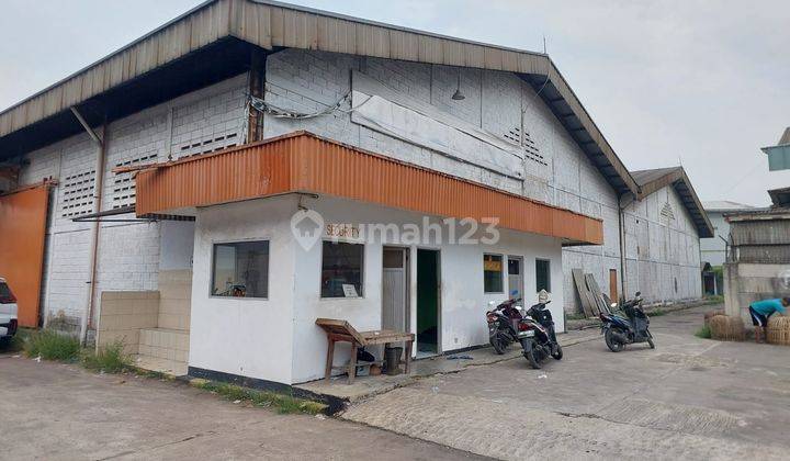 Dijual Cepat Bangunan Ex Pabrik Gudang Siap Pakai di Sukadamai, Cikupa Tangerang  1