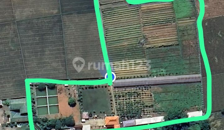 Lahan Komersial View Sawah di Karawang Sangat Cocok Untuk Dibangun Rumah Makan Sunda, Pesantren, Panti Jompo 