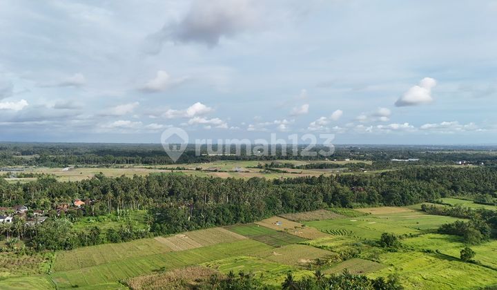 Selling Garden Land with Rice Field View, Near River, Main Road, and Tabanan City, Bali
