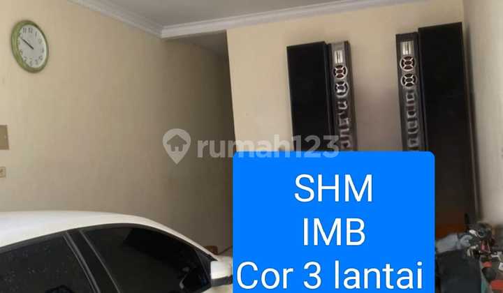 Dijual rumah cor 3 lantai SHM hadap timur di Pademangan Timur Dijual rumah cor 3 lantai SHM hadap timur di Pademangan Timur