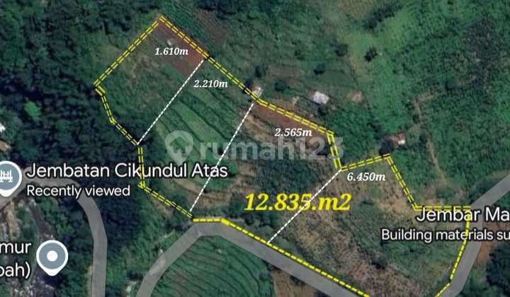 DIJUAL TANAH DI PUNCAK, CIPANAS,  JAWA BARAT