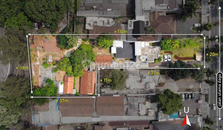 Rare Jarang Ada Dago Mainroad. Rumah Sangat Istimewa Terletak di Pusat Kota Dekat Ke Semua Aktifitas, Posisi Sangat Menyenangkan, Nuansa Kenyamanan Selalu Dalam Lingkungan Rumah