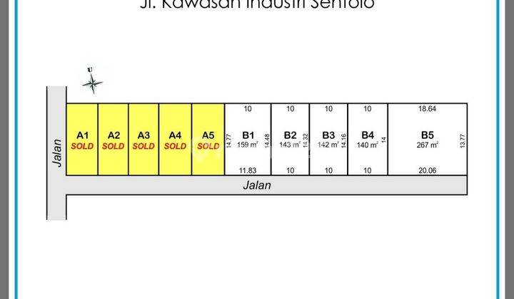 Dekat Brimob Sentolo Tanah Murah 1 Jt an m  2