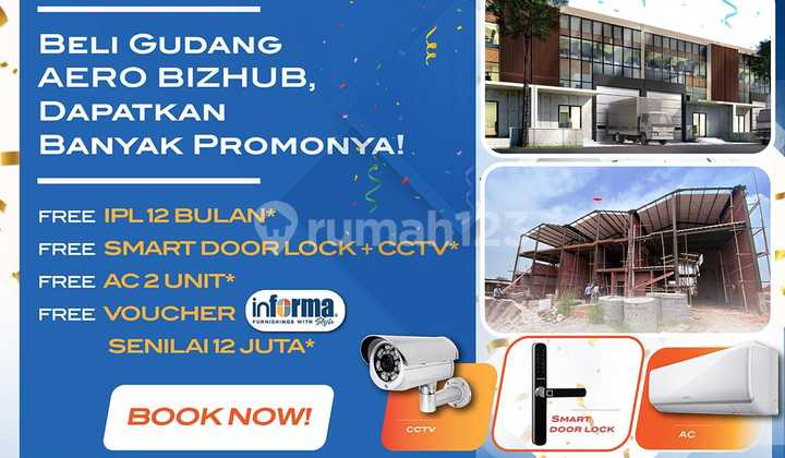GUDANG MODERN SUPER KEREN TERBAIK DI AERO BIZHUB PANJANG