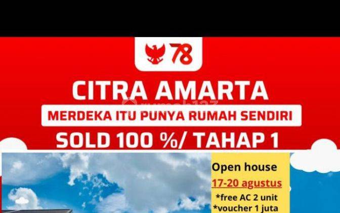 Dijual Citra Amarta Strategis Lokasi 10 Menit Menuju Mall Ciputra 2