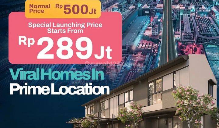 XYZ LIVIN RUMAH MILLENIAL 2 LANTAI SANGAT NYAMAN BERADA DI PUSAT CBD SANGAT STRATEGIS 1 MENIT MENUJU AEON MALL LIPPO CIKARANG COSMOPOLIS 1